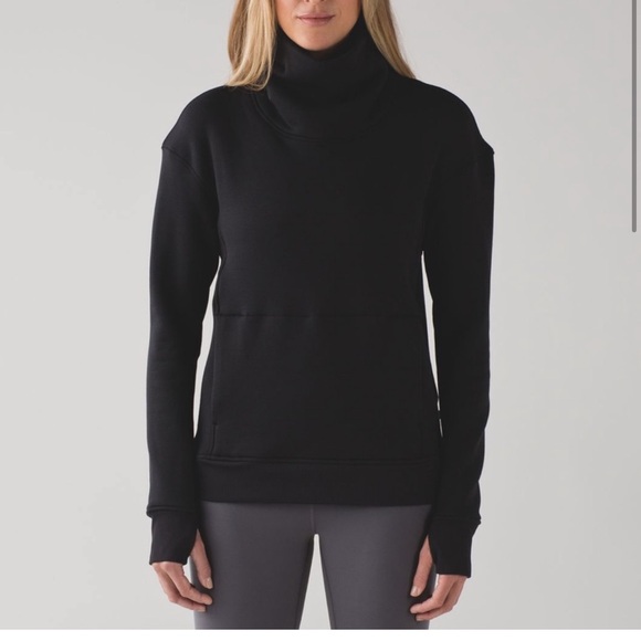 Lululemon Kick The Cold Funnel Neck sweatshirt sweater fleece - Picture 1 of 6